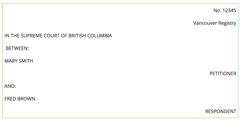 style of proceeding supreme court